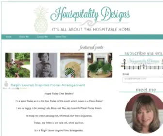 Housepitalitydesigns.com(It's all about the hospitable home) Screenshot