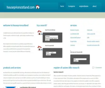 Housepricescotland.com(Scottish house prices) Screenshot