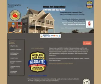 Houseproinspections.ca(Houseproinspections) Screenshot