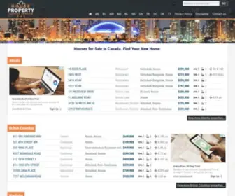 Houseproperty.org(Houses for Sale in Canada) Screenshot