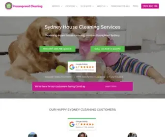 Houseproud.com.au(Houseproud Cleaning) Screenshot