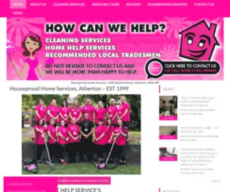 Houseproudhomeservices.co.uk(Cleaning Services) Screenshot