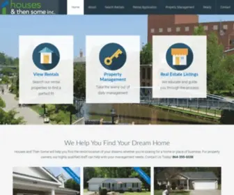 Housesandthensome.com(Property Management Greenville) Screenshot