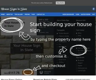 Housesignsinslate.co.uk(Slate House Signs) Screenshot