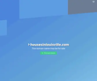 Housesinlouisville.com(Domain name may be for sale) Screenshot