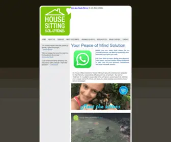 Housesittingsolutions.co.za(Housesitting Solutions in Johannesburg) Screenshot