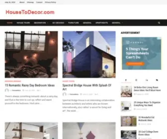 Housetodecor.com(Inspiring Your Home And Decor) Screenshot