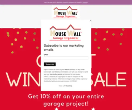 Housewall.com(Housewall Garage Organizer) Screenshot