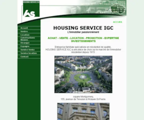 Housing-Service.be(IIS7) Screenshot