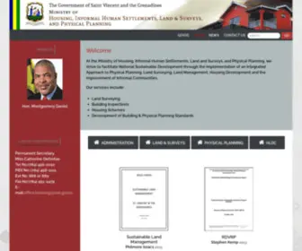 Housing.gov.vc(Government) Screenshot