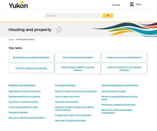 Housing.yk.ca(Housing and property) Screenshot