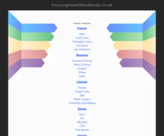 Housingbenefitlandlords.co.uk(DSS property to rent) Screenshot