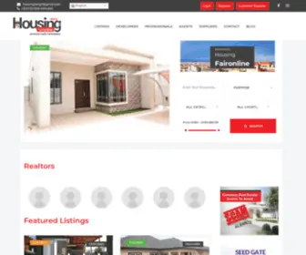 Housingfaironline.com(Premium realty marketplace) Screenshot