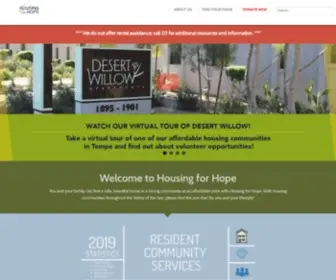 Housingforhopeaz.org(Catholic Charities Community Services) Screenshot