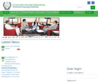 Housingkp.gov.pk(Khyber Pakhtunkhwa Housing Authority KP) Screenshot
