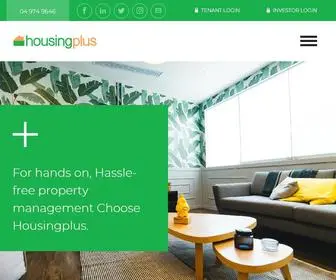 Housingplus.co.nz(Wellington Residential Property Management) Screenshot