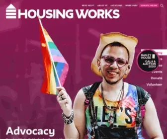 Housingworks.org(Housing Works) Screenshot