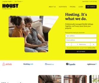 Houst.ca(The Airbnb Management Company London Trusts) Screenshot