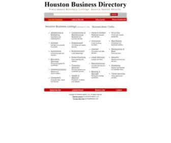 Houston-Business-Directory.com(Houston Business Directory) Screenshot