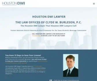 Houston-Dwi.lawyer(Houston DWI Lawyer Clyde W) Screenshot