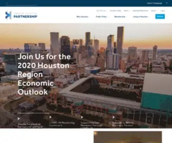 Houston.org(The Houston region) Screenshot