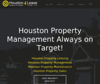 Houston4Lease.com(Houston 4 Lease) Screenshot