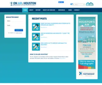 Houstonairquality.com(Air Quality Houston) Screenshot