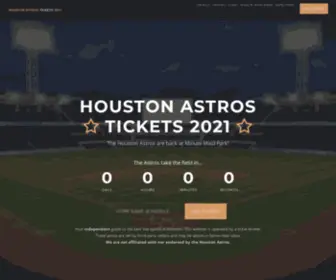 Houstonastrosopeningday.com(Tickets for Houston Astros Opening Day 2025 are on sale now) Screenshot