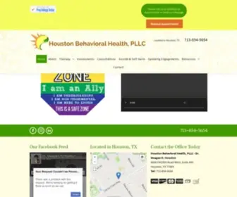 Houstonbehavioralhealthpllc.com(Houston Behavioral Health) Screenshot