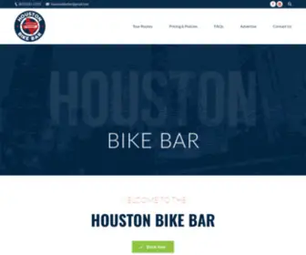 Houstonbikebar.com(Bike Bar Tours Houston) Screenshot