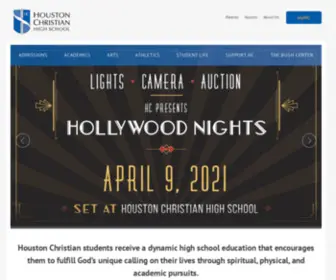 Houstonchristian.org(Houston Christian High School) Screenshot