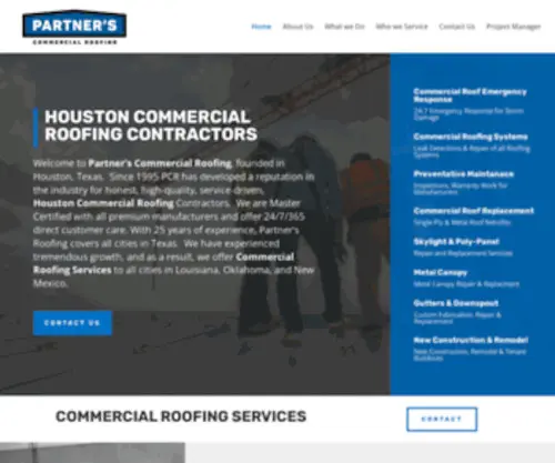 Houstoncommercialroofing.com(Houston Commercial Roofing Contractors) Screenshot