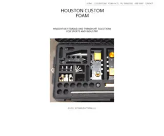 Houstoncustomfoam.com(HOUSTON CUSTOM FOAM) Screenshot