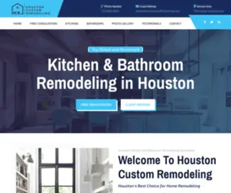 Houstoncustomremodeling.com(Just another WordPress site) Screenshot