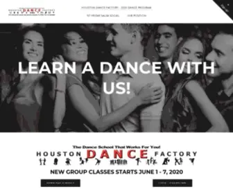 Houstondancefactory.com(713.780.Houston Dance Factory) Screenshot