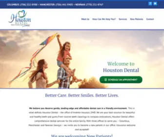 Houstondmd.com(Dentist Columbus GA) Screenshot