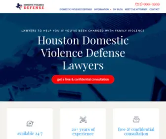 HoustondomesticViolencedefense.com(Houston Domestic Violence Attorney) Screenshot