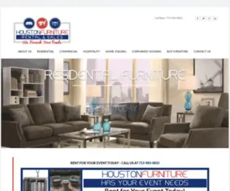 Houstonfurniturerentals.com(Furniture Rental) Screenshot