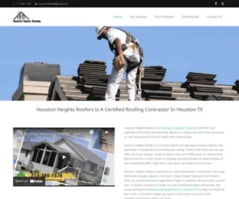 Houstonheightsroofers.com(Certified Roofing Contractor In Houston TX) Screenshot