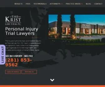 Houstoninjurylawyer.com(Houston Personal Injury Lawyers) Screenshot