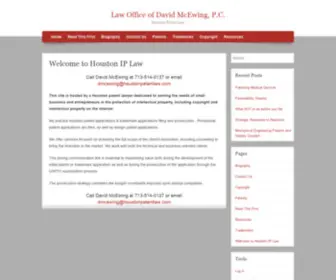 Houstoninternetlaw.com(Law Office of David McEwing) Screenshot