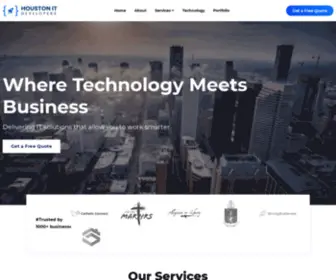 Houstonitdevelopers.com(Web Design and Development Company) Screenshot