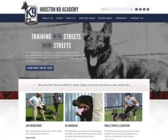 Houstonk9Academy.com(Houston K9 Academy) Screenshot