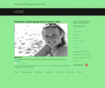 Houstonmassagebysonya.com(Houston Massage by Sonya) Screenshot