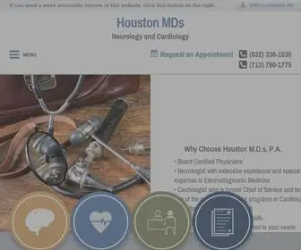 Houstonmds.org(Neurologist & Cardiologist Houston) Screenshot