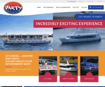 Houstonpartyboats.com(Houston Party Boats) Screenshot