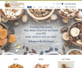 Houstonpecan.com(Houston Pecan Co) Screenshot