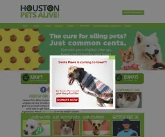 Houstonpetsalive.org(Houston Pets Alive) Screenshot