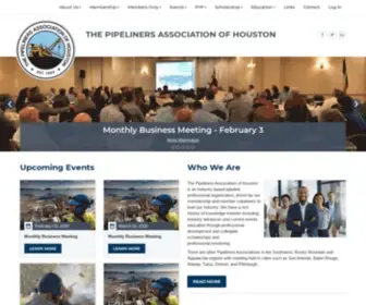 Houstonpipeliners.net(The Pipeliners Association of Houston) Screenshot