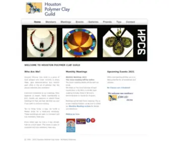 Houstonpolyclay.org(Houston Polymer Clay Guild) Screenshot